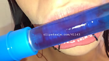 Preview 3 of Hitomi Tanaka Lesbian Suck Tits - Mouth Fetish - Indica Sucks a Push Pop