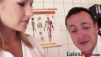 Preview 2 of Sri Lanka Tteen Suckin - Blonde babe examined in anal hospital and facial cumshot