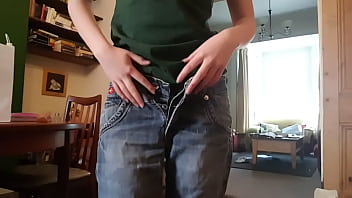 Preview 1 of Mom Son And Dad Trio Sex - y. in black panties striptease and plays with herself