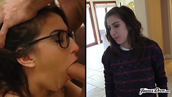Preview 2 of Waif Big Ass Sax Free Film - NERDY PORN GIRLS TURNED INTO SLUTTY CUM DUMPSTERS - R&amp_R07 - Featuring: Sara Luvv / April O&#039_Neil