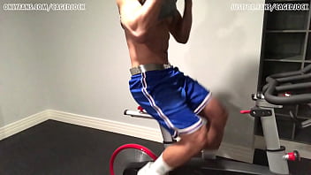 Preview 1 of New Super Porn Sex Swxy - p. training workout muscle himbo