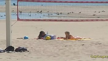 Preview 1 of Kassy Sucks - Crazy Lesbian Orgy Breaks Out On Beach Day