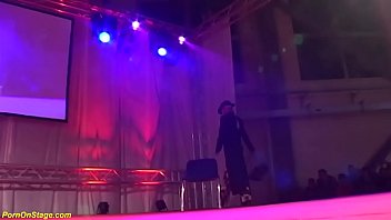Preview 1 of Teen Vo - sexy flexi cowgirl milfs on public stage