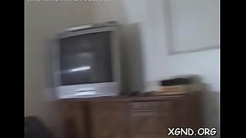 Preview 2 of Niny Elle - Love stick riding from pretty young blonde maid Jean