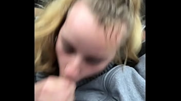 Preview 2 of Krystal Blu - Sucking an amazing cock in the car !