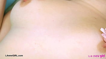 Preview 3 of Shemale Line - Flawless Blonde Beauty shows her sexy body