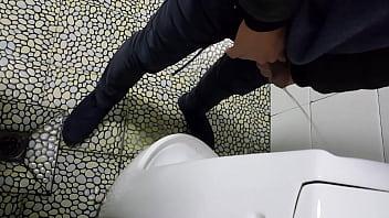 Preview 2 of Fod Fak - Spy A Man Piss 2 After Waking up with hardon (morning wood)