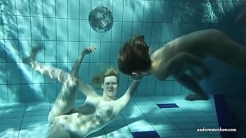 Preview 3 of Invading Foreign Pussy - Zuzana and Lucie with big tits horny in the pool