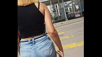 Preview 3 of Teen X Art Mmf - Bus station booty
