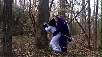Preview 2 of 3 Video Xxx - Fursuit Couple Mating in Woods