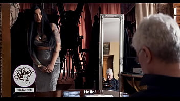 Preview 1 of Xxx Video One Hour - Tanned tattoo slut humiliated on job interview