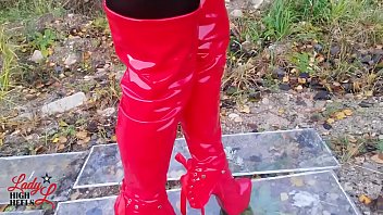 Preview 2 of Sur Chile - Lady L walk glas road.