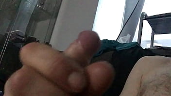 Preview 4 of Prone Bone Cumshot - Lokking at porn