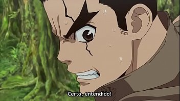 Preview 2 of Nikky Cassidy Cum Faced - Dr. Stone epis&oacute_dio 2
