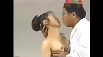 Preview 1 of Japenese Interatial - Young girl swallowing spit of an ugly old man 9