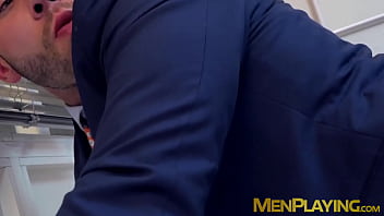 Preview 3 of Pitza Tube - Classy office manager stuffs business partner with big cock