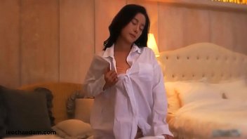 Preview 1 of Luci Lopezswinger - Sexy Korean Lesbian Rubs her Pussy until she Climaxes