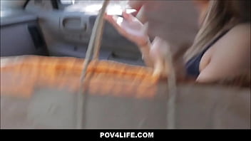 Preview 1 of Threesome Panty Casting - WOW Hot Teen With Braces Fucks Her Boss At His Home POV