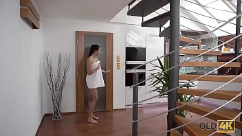 Preview 1 of Perverse Nasty - OLD4K. Dark-haired miss asks mature