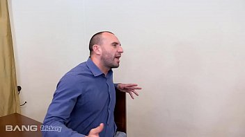 Preview 1 of Extended Belly Enema Girl - Trickery - Dude Fucked By Fake Female Agent