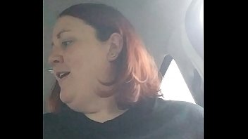 Preview 1 of Ludella Hahn Diaper - Chubby bbw eats in car while getting hit on by stranger
