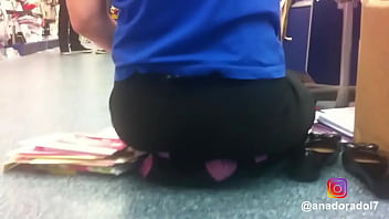 Preview 4 of Treesem Forc Sex - Colegiala sentada y no se da cuenta que grabo su tanga