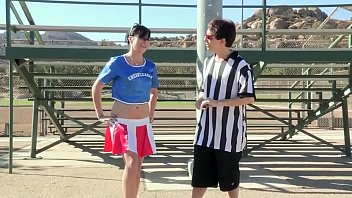 Preview 1 of Xxx Doje - Team coach teases the young cheerleader pussy
