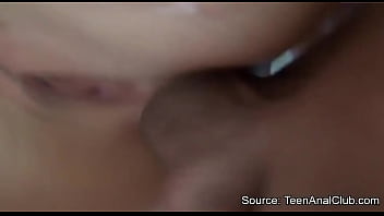 Preview 3 of Pornkyhd Video - Small teen anal creampie - cum fart