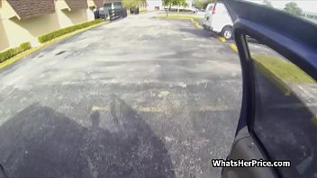 Preview 3 of Joey Gegen - Teen in glasses blows me in and by the car