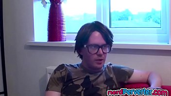 Preview 2 of Husband Porn Famil Daughter - Nerd Perverter screwing a slut in POV