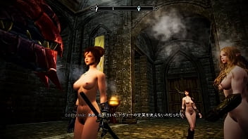 Preview 4 of Hot Bus Japan - [SKYRIM MOD] Sexy Battle with Odahviing