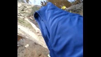 Preview 1 of Speedybee Mature - JERKING IN THE WOODS