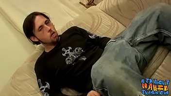 Preview 1 of Indin Sxy Xveds - Straight young man playing with fleshlight and cumming