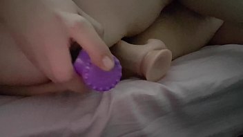 Preview 3 of Japanese Son Mom Sxc - Bbw has a bit of double penetration fun!