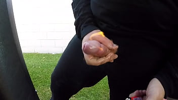 Preview 2 of Angry Black Pain Full - Jacking with cock on fire-1