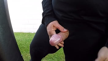 Preview 1 of Angry Black Pain Full - Jacking with cock on fire-1
