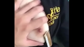 Preview 4 of Boyfriend Lets Girlfriend Swap - (Clip 37s) Vũ Phương - Lễ t&acirc_n Spa Ngọc H&agrave_ m&acirc_y mưa tại cầu thang