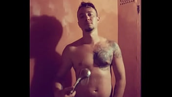 Preview 4 of Faxe Taxi Granny - Hot Russian Guy in shower