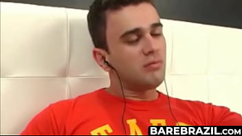 Preview 1 of School Beeg Hd - BareBrazil.com - Marcelo - College dude Marcelo explores the depth of his ass hole