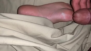Preview 4 of Megan Rain Porno - Cum on her feet