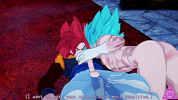 Preview 4 of Cum In Blow - Gogeta e Vegito si succhiano il cazzo a vicenda