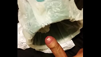 Preview 4 of 2gys Face Fuck - Jerking with my wife&#039_s panties.