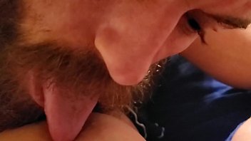 Preview 2 of Frist Blood Sexx - StepSon Wakes StepMom Up With Nipple Sucking and Pussy Fucking
