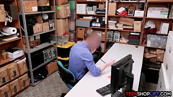Preview 2 of Estonian Webcam - Lost prevention officer gets big ass teen to cooperate