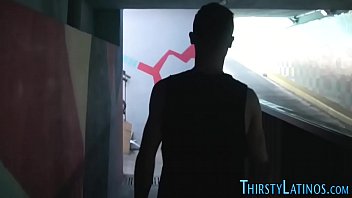 Preview 1 of Girls18com Pamela - Inked up latino straighty gobbles cock in pov