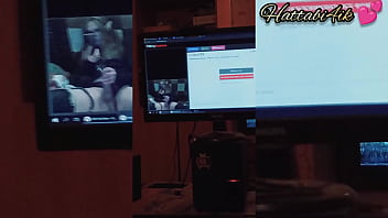 Preview 1 of Rape Hd 1080p - Сука Hattabi4ik дрочит на самого себя в чате
