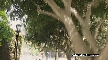 Preview 1 of Small Tits Bbw - Sucked by broke teen at hotels fire escape stairs