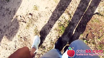 Preview 2 of Threeway Sex Video - POV PICKUPS ► PUBLIC ◄ Schlanke Ausl&auml_nderin dreckig auf der Wiese gefickt MEGAN VENTURI