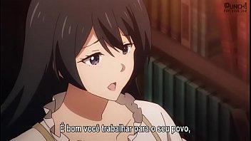 Preview 2 of Hot Brunette Loves Footjob Alot - Kenja no Mago 10 - LEGENDADO EM PORTUGUES