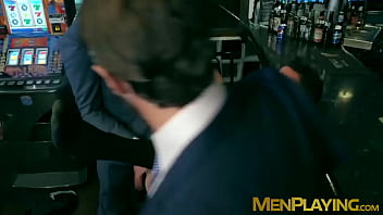 Preview 4 of Saixe Move - Handsome men in classy suits spitroasting pretty bottom